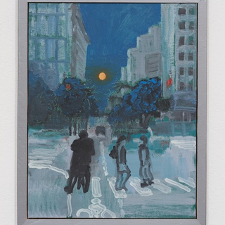 Crossroad, Blue art for sale