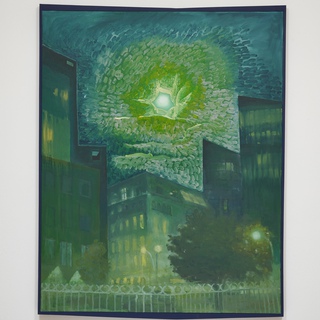 Moon and the City art for sale