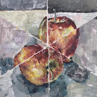 Two Apples art for sale