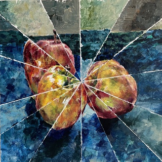 Three Apples art for sale