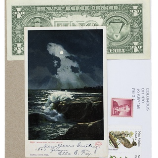 Matthew López-Jensen, Moonlight on the Pacific (with one dollar bill)
