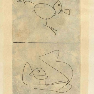 Max Ernst, Untitled (Two Birds)