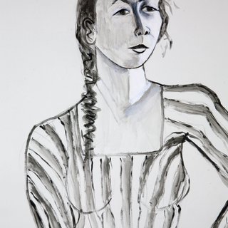 Maxine Smith, Girl in striped blouse