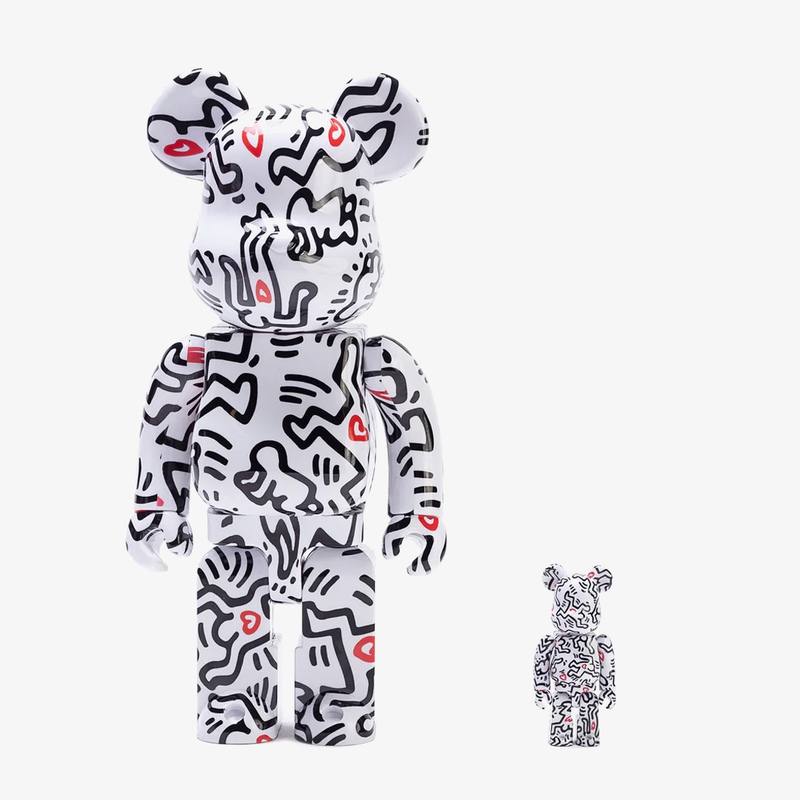 100%/400% Bearbrick Keith Haring #8, Medicom Toy | Artspace.com