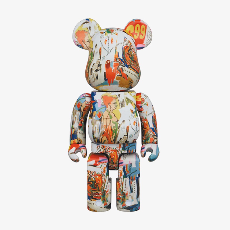 Medicom Toy - 1000% Bearbrick Andy Warhol X Jean-Michel Basquiat