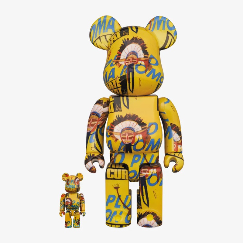 人気の Andy Warhol × JEAN-MICHEL BASQUIAT #4 BE@RBRICK 400 