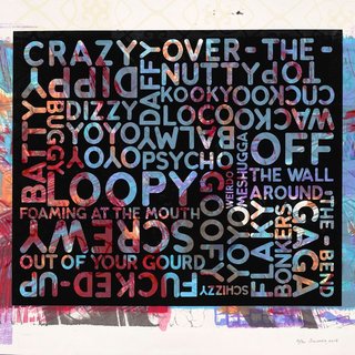 Crazy With Background Noise art for sale