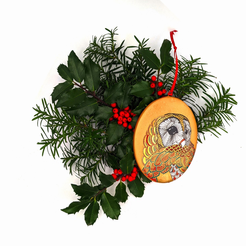 view:62712 - Melanie Sherman, Ornament - Owl (Large) - 