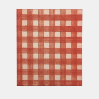 Warm Red Gingham art for sale