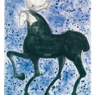 Horse and Knight art for sale