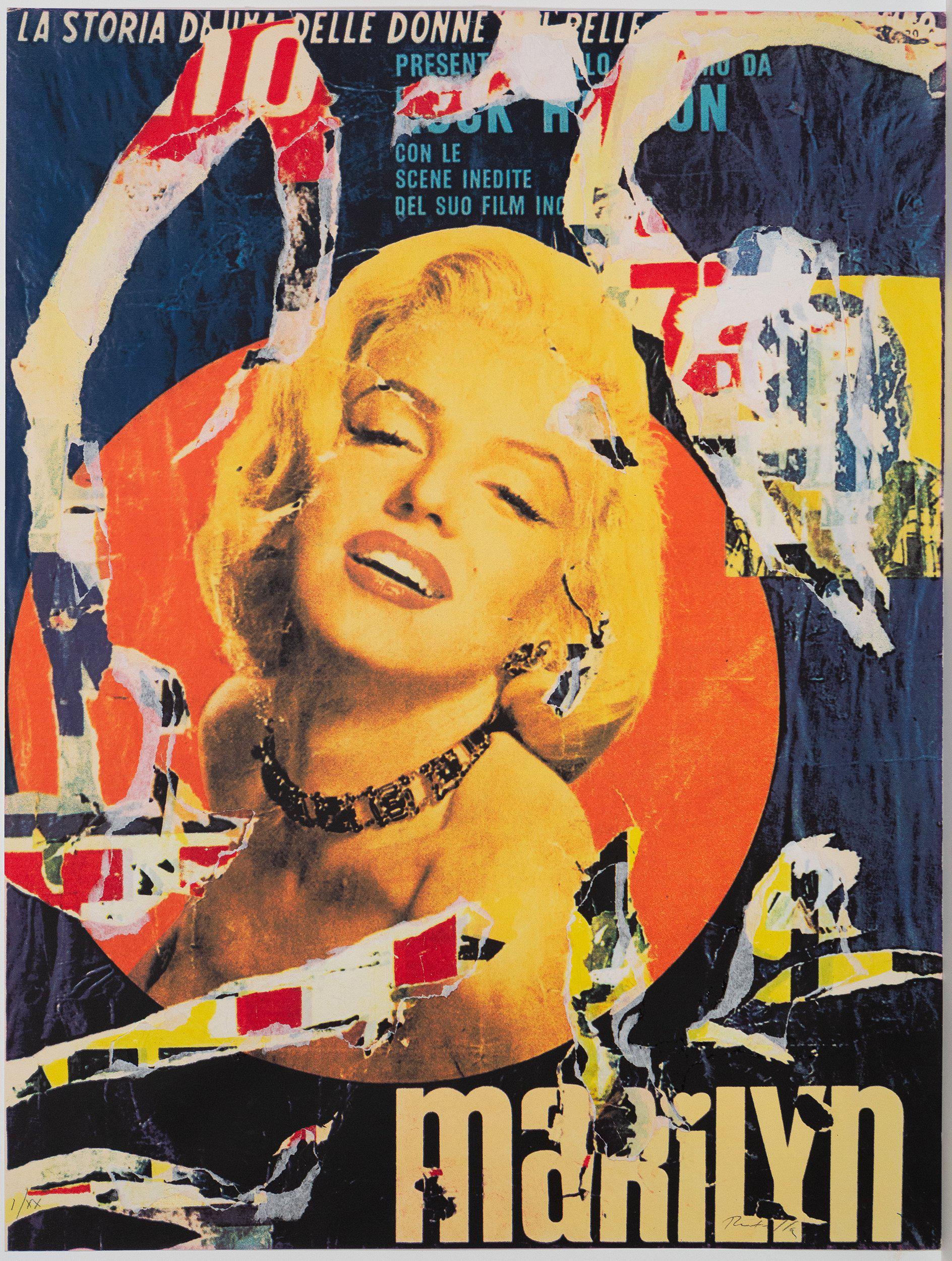 Mimmo Rotella - Marilyn for Sale | Artspace