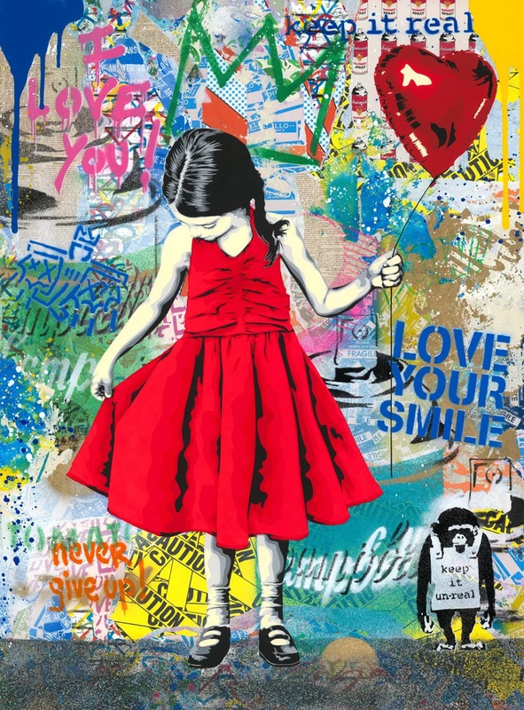 exhibition - Beautiful Girl Red - Follow your Dreams - Unique