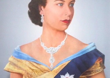 work by Mr. Brainwash - Queen Elizabeth II #:95321