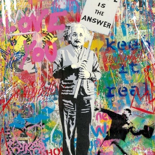 Mr. Brainwash, Einstein - Follow Your Dreams