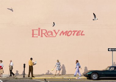 work by Nadine Rovner - El Ray Motel, Early Morning #:70683