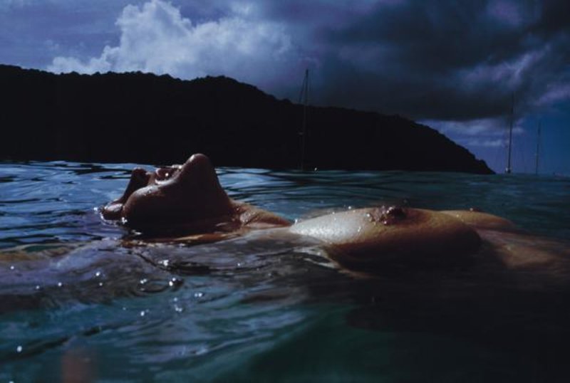 Valerie floating, 2001, by Nan Goldin