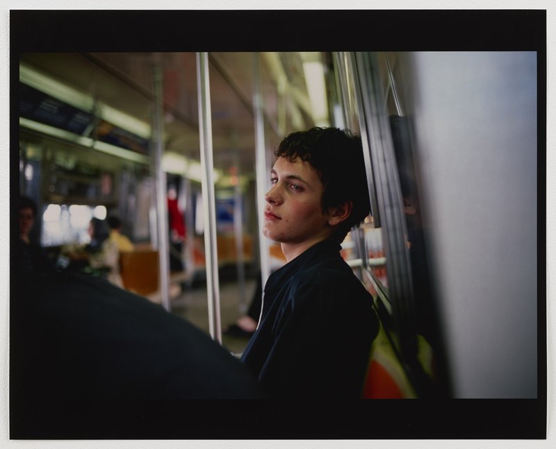 Simon on the Subway, NYC, 1998, by Nan Goldin