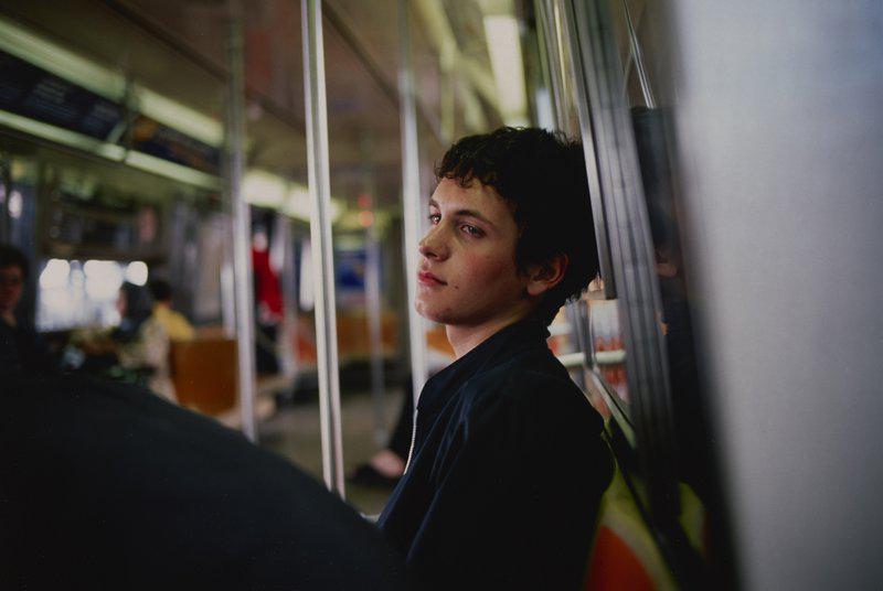 Simon on the Subway, NYC 1998, by Nan Goldin