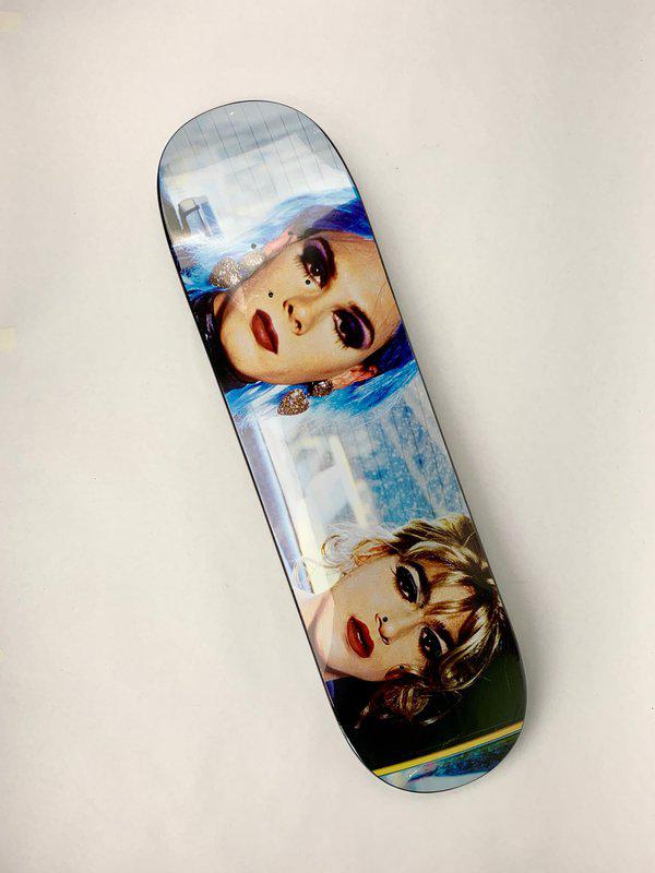 Nan Goldin - Nan Goldin + Supreme Skateboard Deck for Sale | Artspace