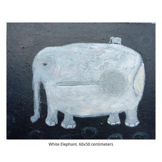 White Elephant art for sale
