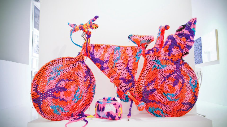 OLEK, Crocheted Object - Bicycle