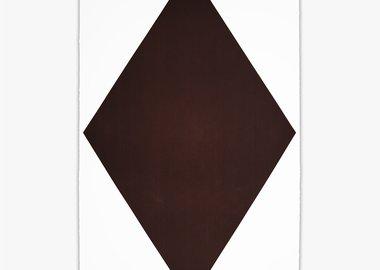 work by Olivier Mosset - DIAMOND BROWN #2781016 #:92905