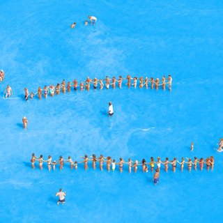 Adriatic Sea (Staged) Dancing People 15 art for sale