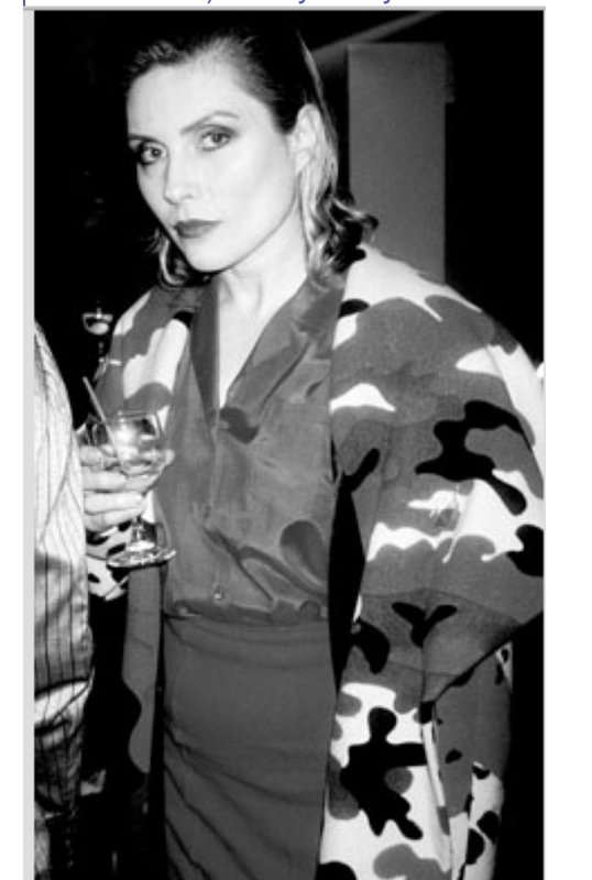 Patrick McMullan - Debbie Harry at the Stephen Sprouse Store