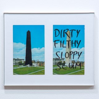 Washington Monument Blacked, and Dirty, Filthy, Sloppy, Scum art for sale