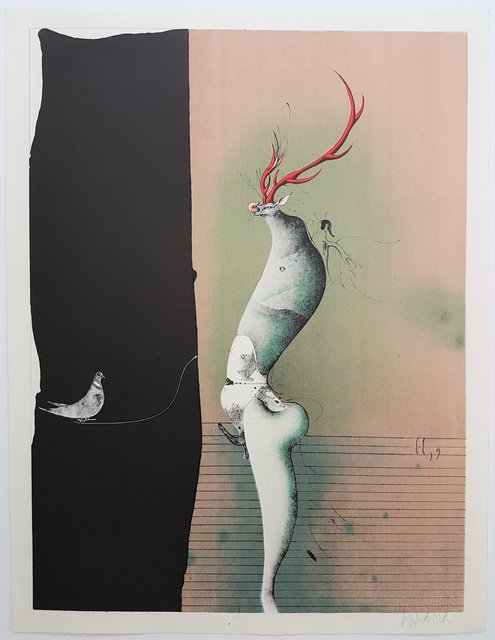 Paul Wunderlich - From the Song of Songs, Salome II, 9, Print
