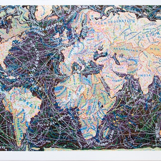 Paula Scher, World Trade Routes