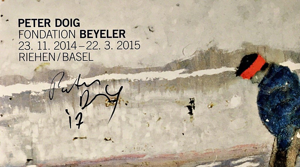 Peter Doig Peter Doig, Fondation Beyeler (Hand Signed