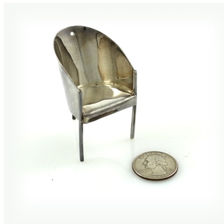 COSTES Miniature Sterling Chair art for sale