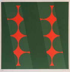 Piero Dorazio ポスター Framed Original Piero Dorazio Poster - Arte Immagine, 1987