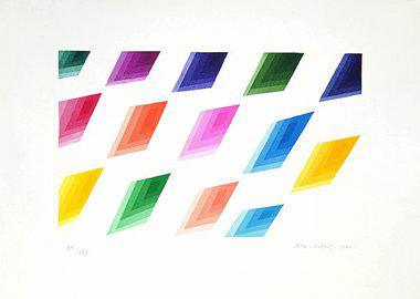 Piero Dorazio - Untitled-Green-Red for Sale | Artspace