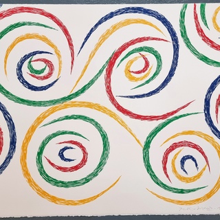 Morning Circles (Cercles Du Matin) art for sale