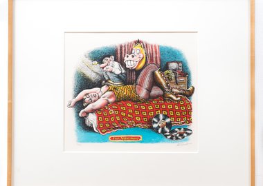 work by R. Crumb - Nightmare #:12980