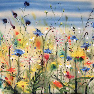 A walk through the wildflowers art for sale