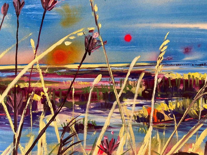 view:64672 - Rachael Dalzell, Down by the marsh painted in light - 
