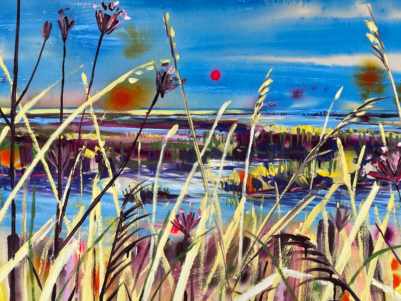 view:64673 - Rachael Dalzell, Down by the marsh painted in light - 