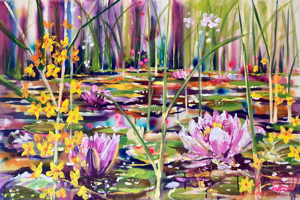 Rachael Dalzell - Pleasure and peace, Painting