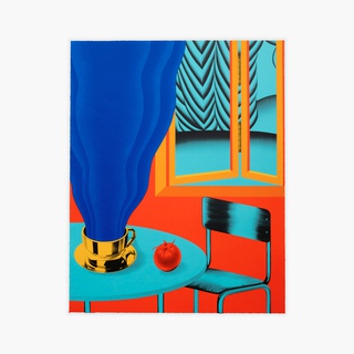 Rafa Silvares, Red Interior with Smoke