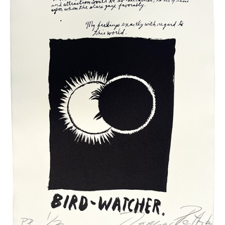 Raymond Pettibon, Untitled (Bird-watcher)