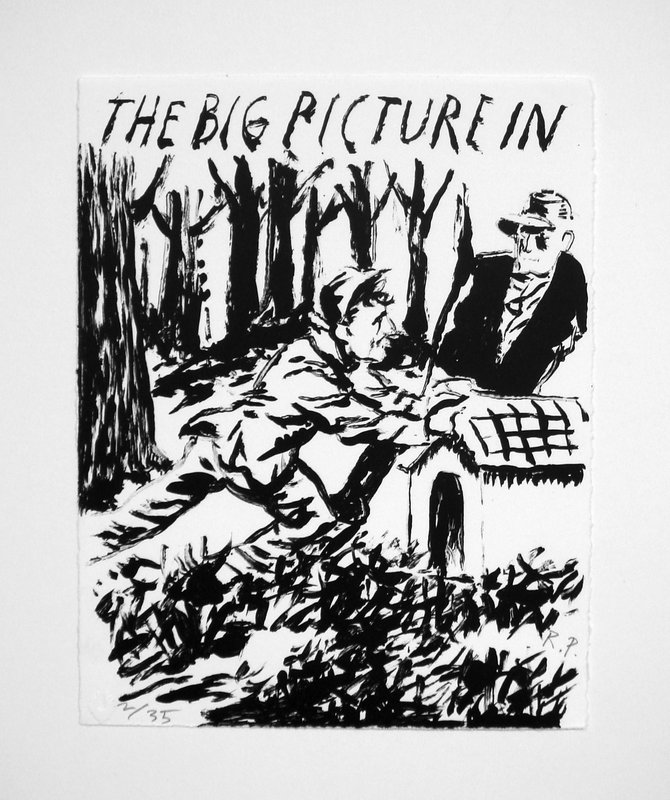 view:3517 - Raymond Pettibon, Bucksbaum Suite: I am losing - the big picture - in the full story - of my life - 