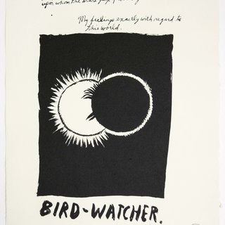 Raymond Pettibon, Untitled (Bird Watcher)