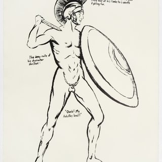 Raymond Pettibon, Untitled (Achilles Heel...)