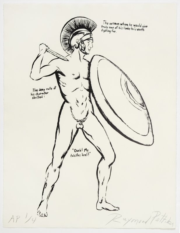 main work - Raymond Pettibon, Untitled (Achilles Heel. 