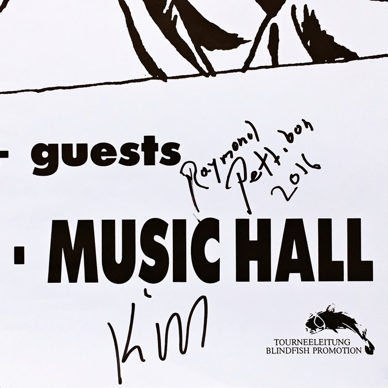 view:27596 - Raymond Pettibon, Sonic Youth (Hand Signed by both Raymond Pettibon and Kim Gordon of Sonic Youth) - 