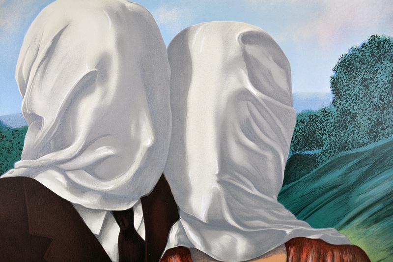 view:63461 - René Magritte (after), LES AMANTS, 1928 (THE LOVERS) - 
