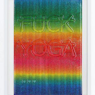 Untitled (FUCK YOGA)... art for sale